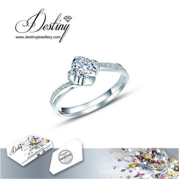 Destiny Jewellery Crystal From Swarovski Ring New Flowers Ring